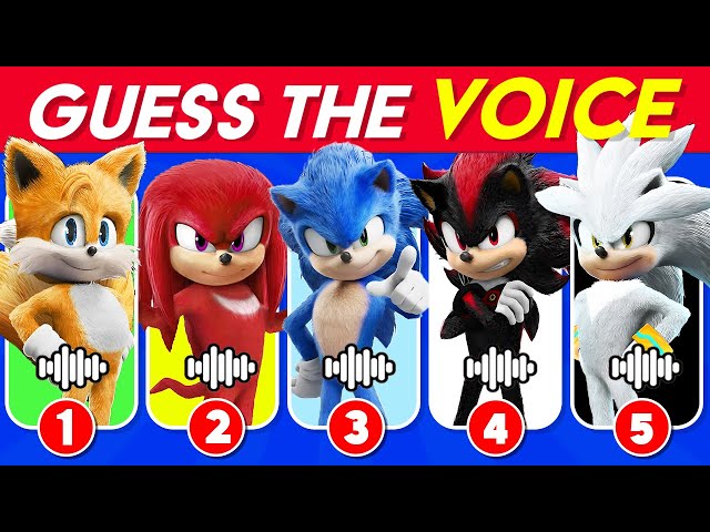 Guess The Sonic the Hedgehog 3 Characters by Voice 🎬🦔💙 Sonic the Hedgehog 3 Movie Quiz |  fastQuiz