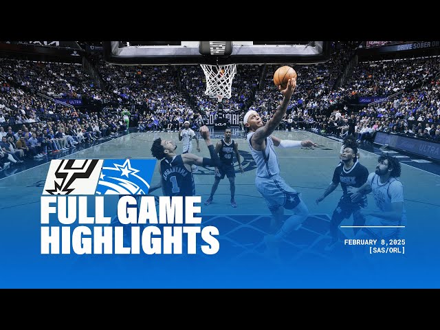 FULL GAME HIGHLIGHTS: SPURS VS. MAGIC 2.08.25