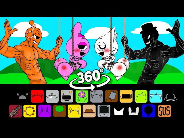 360º VR Incredibox Sprunki Sinner Edition But WITH LOVE SUS MOD! New version