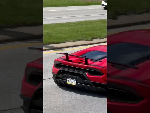 Twin Turbo Hurucan full throttle👀😱🔥 #crash #automobile #takeover #turbo #drift #lambo #fyp #viral