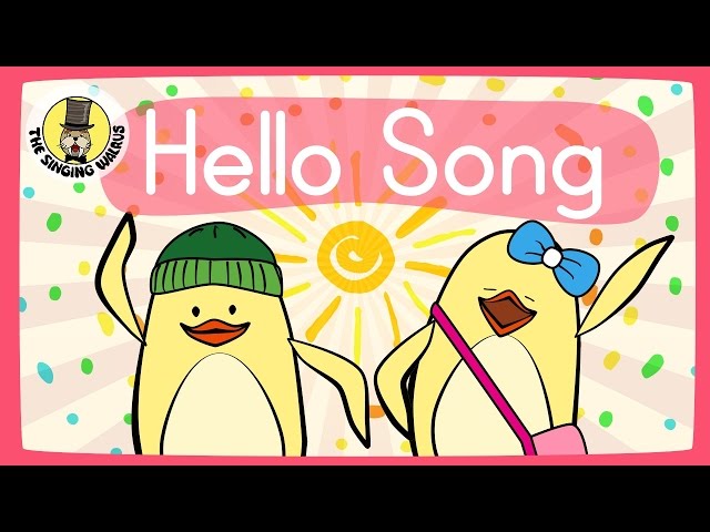 Hello Song for Kids | Greeting Song for Kids | The Singing Walrus