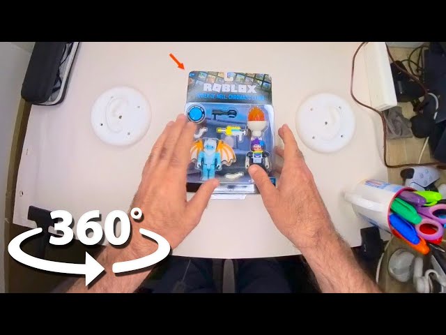 360° ROBLOX Toys ASMR Unboxing