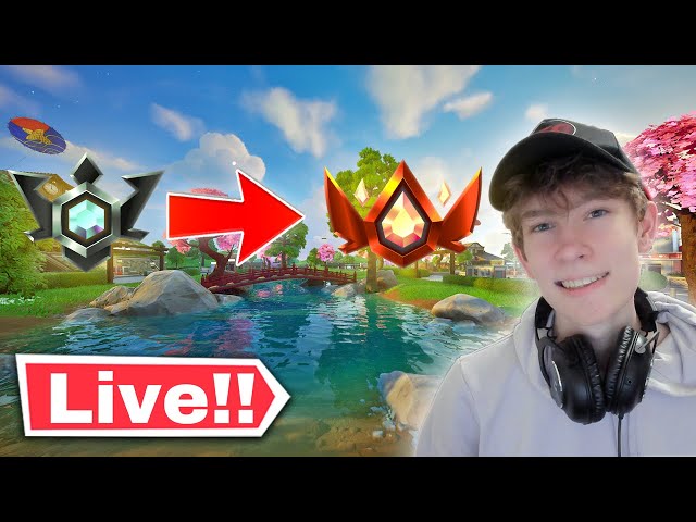 🔴 LIVE STREAM: Grinding from Elite Rank to Unreal in Fortnite! 🔴