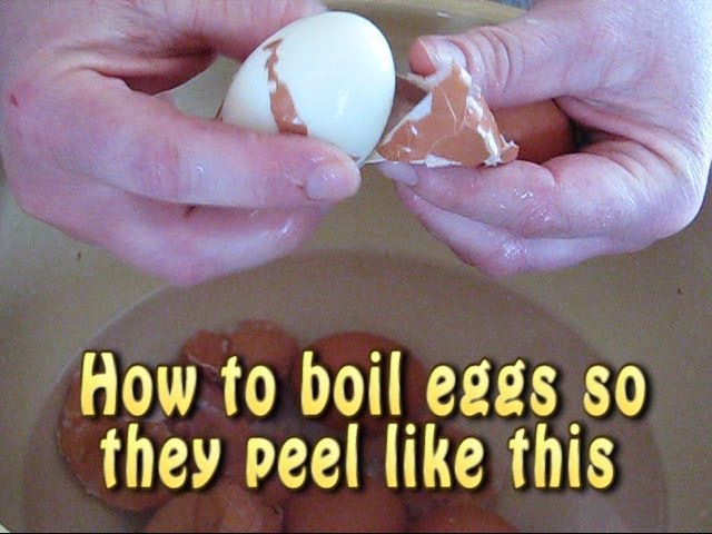 BOILED EGGS-BEST WAY TO COOK SO THEY PEEL EASY PEASY EVERY TIME