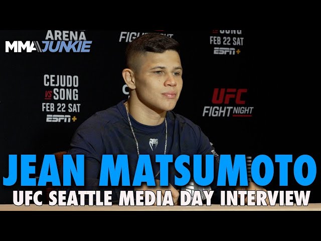 Jean Matsumoto Confident He Can Deliver Rare Finish of Rob Font | UFC Seattle