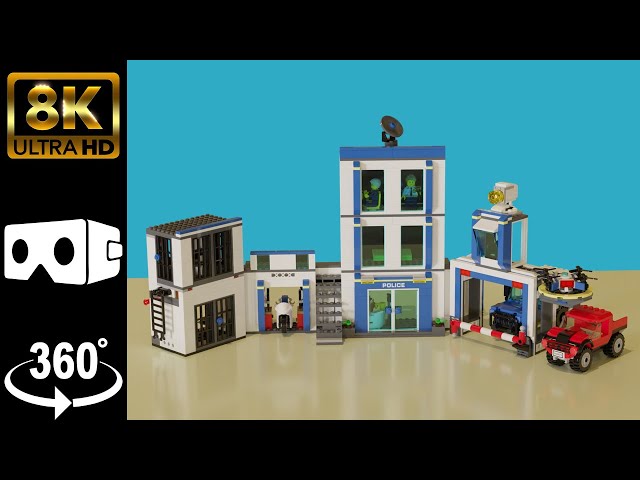 LEGO VR 360 Police station set 60246  review (8K)