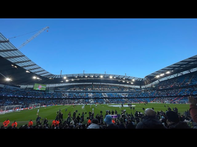 Man city match experience, Champions League Man City vs Real Madrid