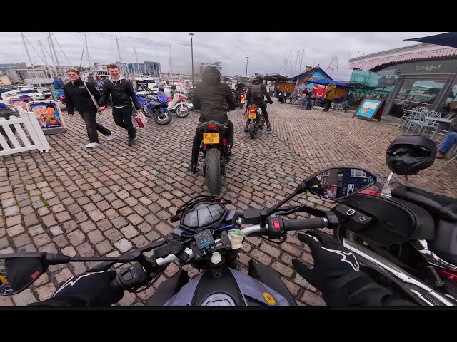 Plymouth Mayhem on 125cc and big bikes: Kill-Switch Chaos & Freezing Fun! UK Motovlog