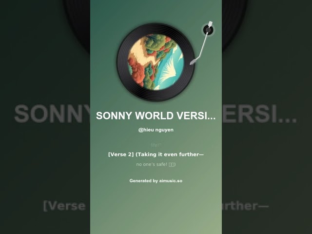 SONNY WORLD VERSION 4 number 2