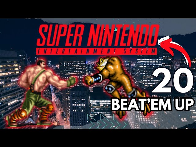 20 🟢🔵🟡🔴 SNES 🥊 BEAT'EM UP games | Who made it better CAPCOM or KONAMI❓