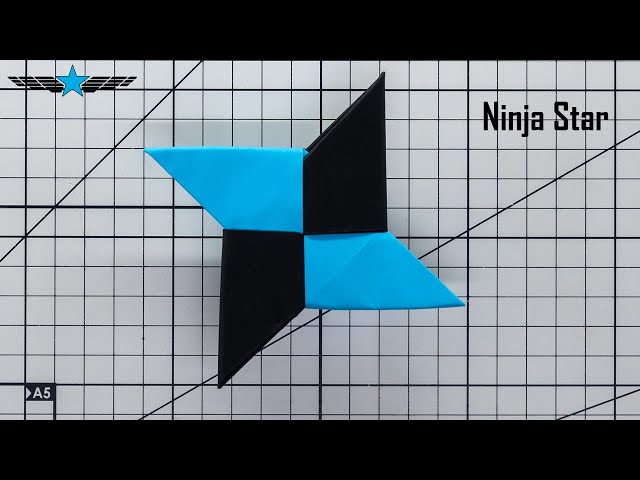 Crafting Paper Ninja Stars - Easy Origami Shuriken Tutorial