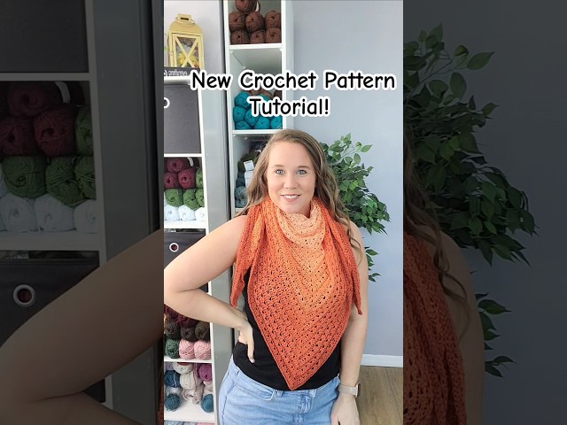 Check out the new Sweet Tea Shawl crochet pattern tutorial! #crochet #crochetshawl #crochettutorial