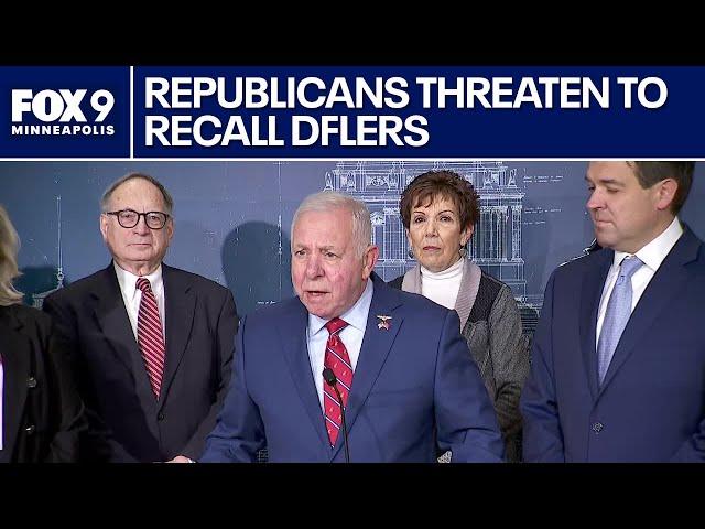 Minnesota Republicans on recall petition for Democrats [RAW]