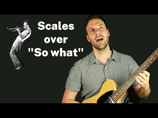 Make Miles Davis Proud | Dorian Scale Guitar Improvisation over "So What"