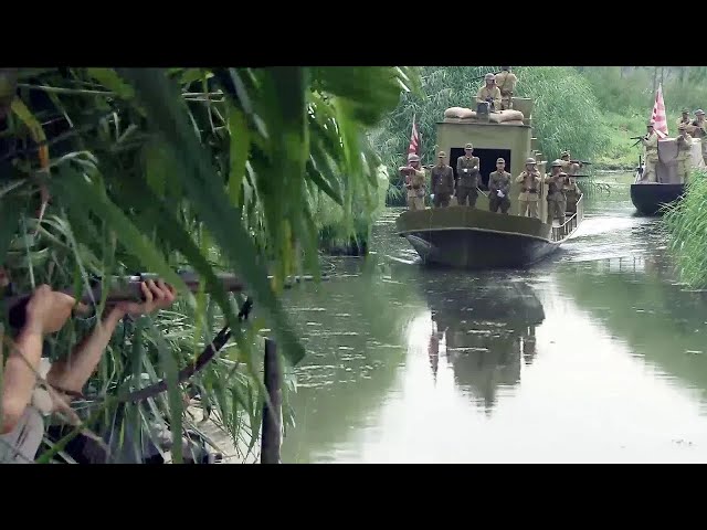 八路軍埋伏日軍，以少數兵力戰日軍軍艦 ⚔️ 抗日 | Kung Fu | Action