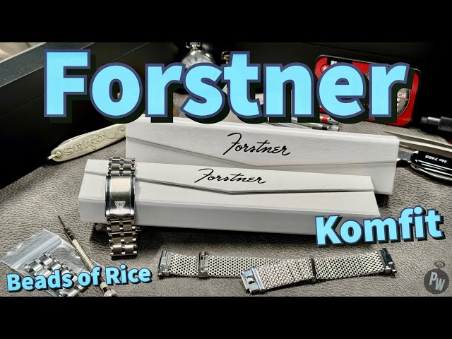 Forstner Bracelets — Quality Vintage Inspired Straps — Komfit & Beads of Rice — Omega & NASA Approve