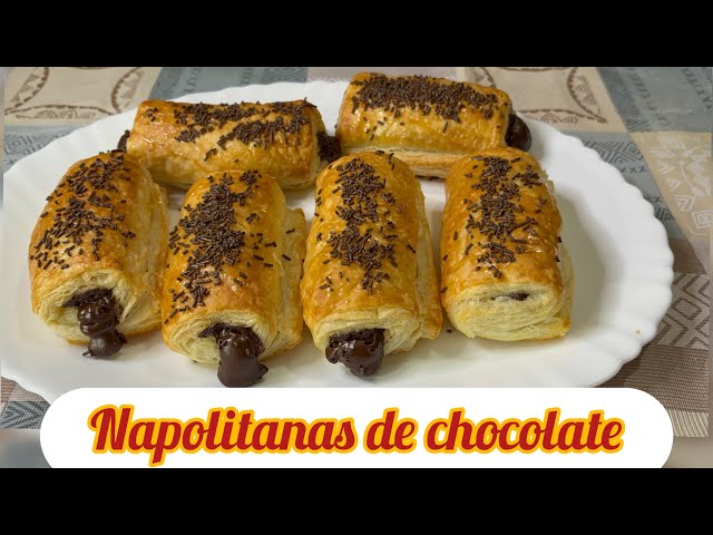 Cómo hacer unas NAPOLITANAS ARTESANALES y fácil en CASA. #yomequedoencasa #cocina #shortsfeed #short