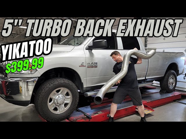 5" Turbo Back Exhaust Kit For Your RAM 2500/3500 Cummins Sounds Amazing!