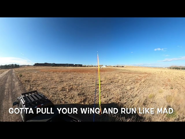 nil wind take offs in Colorado 3 pilots 6,000 feet elevation #nilwind #windsock #launch #run