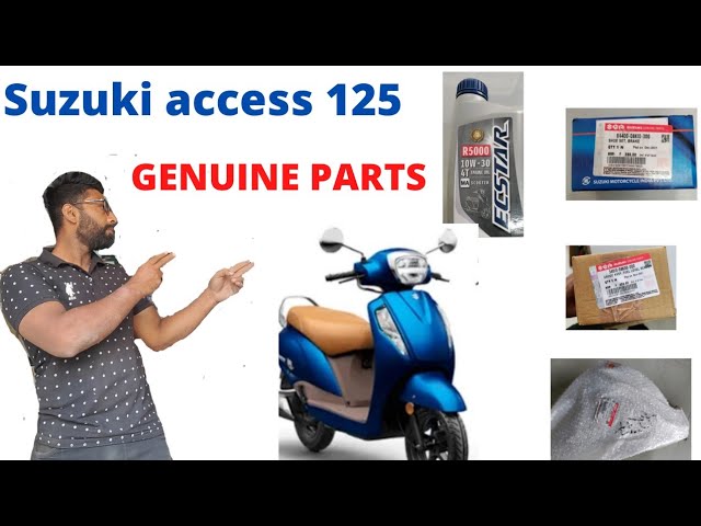 SUZUKI ACCESS 125 GENUINE PARTS ACCESSORIES ll सुजुकी एक्सेस के ओरिजिनल पार्ट्स डिटेल्स ll SH AUTO