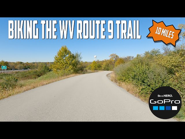 Biking the WV Route 9 Bike Path - Ranson, West Virginia (GoPro HERO9)