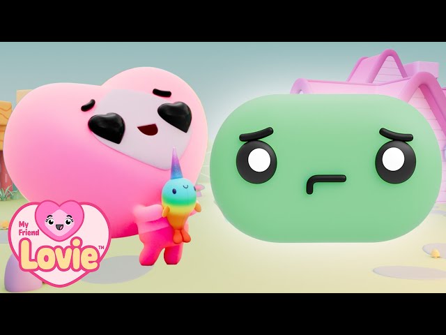 My Friend Lovie | Emo Explainer - Feeling Insecure | Kids Cartoons & Stories | Videos for Kids