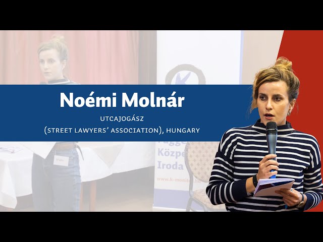 Noémi Molnár - Streetlawyer Association | Conspiracy for Democracy 2022