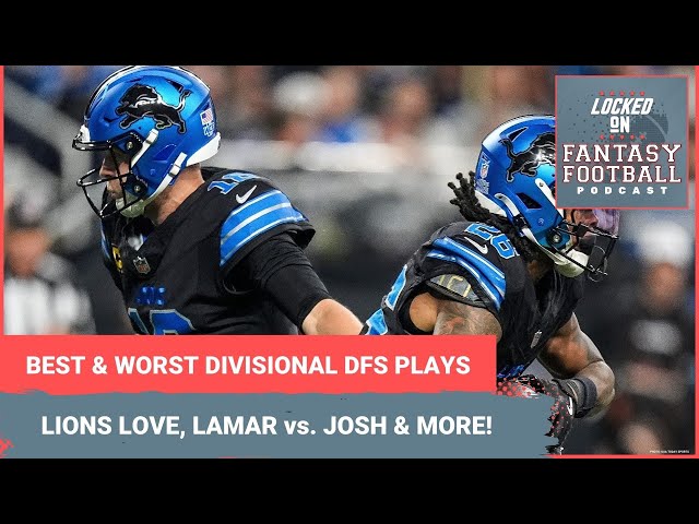 Fantasy football best and worst DFS plays at QB, RB, WR & TE for NFL divisional playoffs