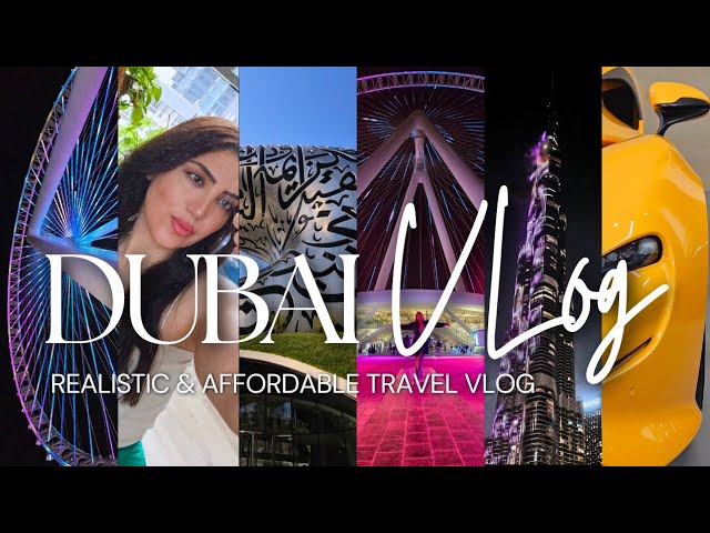 Dubai Paradise: A Realistic, Budget-Friendly Travel Vlog! #dubai #vlog #travelvlog #dubaivlog