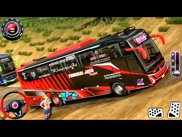 Bus Simulator 2025: Euro Bus Offroad Real Drive Simulator Bus Games - Bus Game Android Gameplay