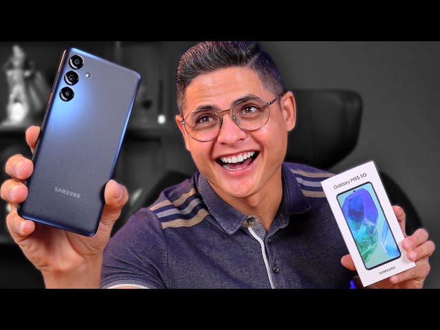 CHEGOU! Novo Galaxy M55 da SAMSUNG! Unboxing e Impressões