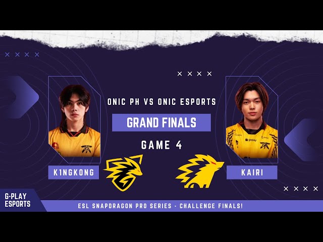 ONIC PH vs ONIC ESPORTS GAME 4 - ESL Snapdragon Pro Series GRAND FINALS