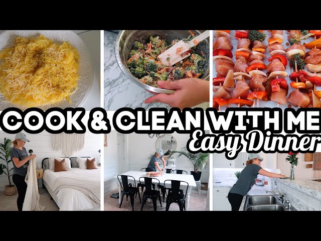 *NEW* COOK AND CLEAN WITH ME | EASY DINNER IDEAS | CLEANING MOTIVATION 2020