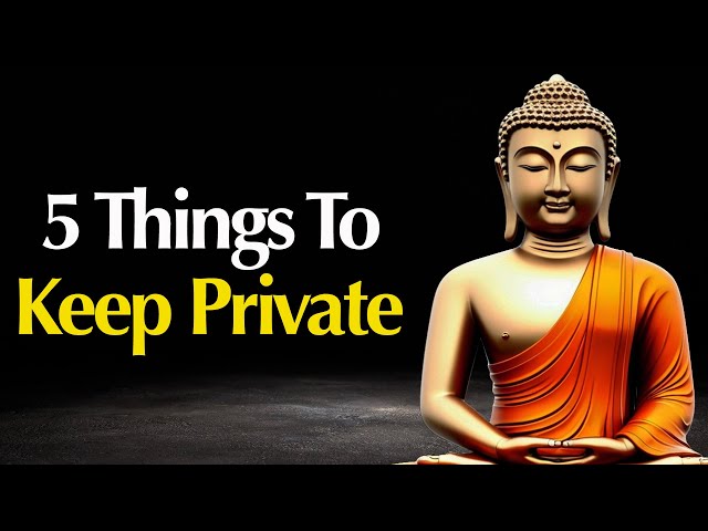 5 Things You Should Never Share | Buddhist Teachings for a Peaceful Life