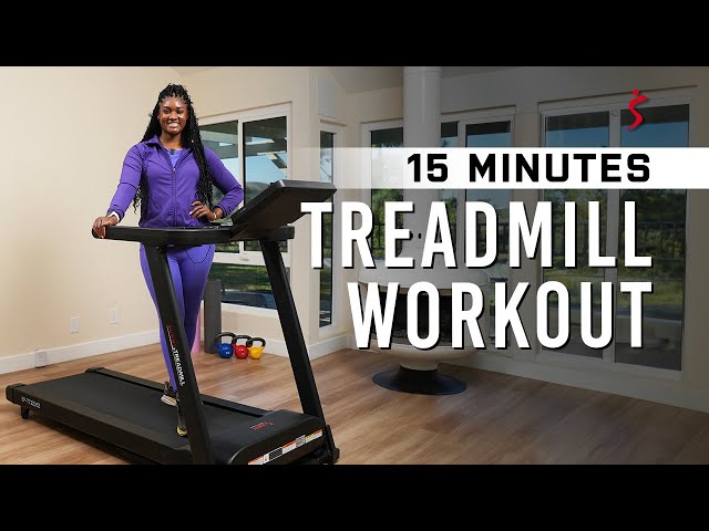 15-Minute Treadmill Workout | Quick & Intense!