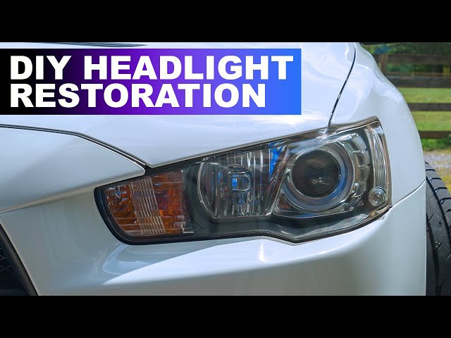 EASY CERAMIC COATING HEADLIGHT RESTORATION!