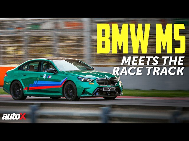 BMW M5 Track Drive | Perfect Super Sedan for India? | Buddh International Circuit | 2024 | autoX