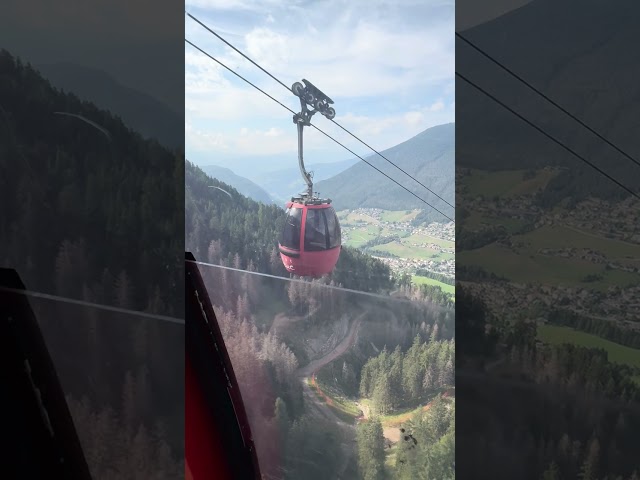 Discesa dall'alpe Siusi ad Ortisei