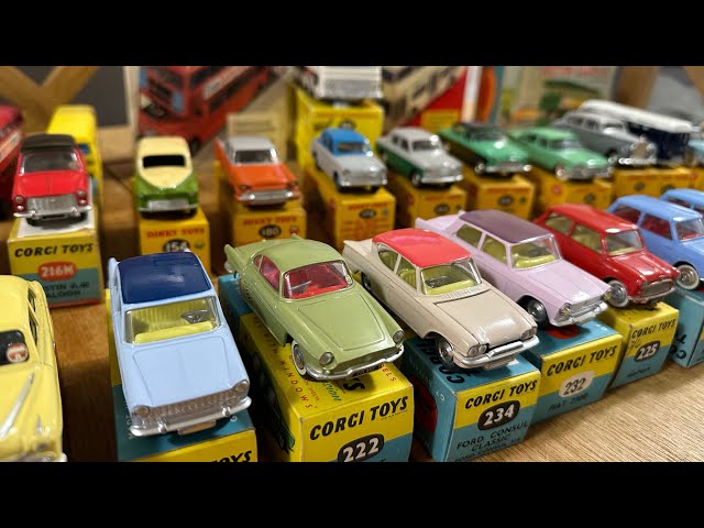 VINTAGE DIECAST MODEL CAR COLLECTION - AMAZING ORIGINAL CORGI & DINKY TOYS *1960s*