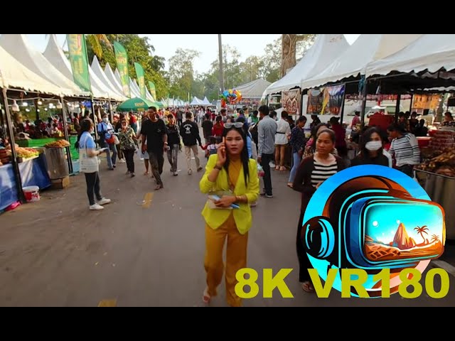 PARTY SETUP in Siem Reap for the annual Water Festival 8K 4K VR180 3D Travel