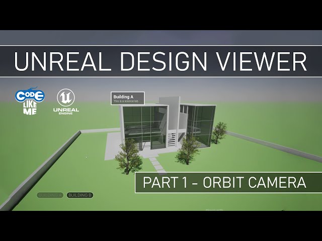 Unreal Engine 5 Design Viewer Tutorial - Part 1 - Orbit Camera