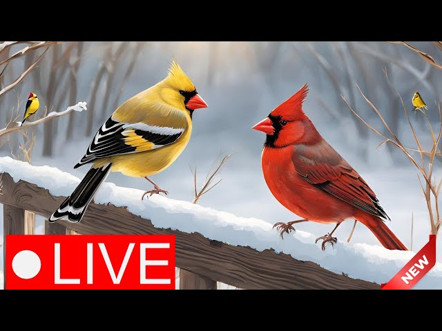 Carolina Wild Birds LIVE Bird Feeder Cam| 🔴Live Bird Cam (North Carolina)