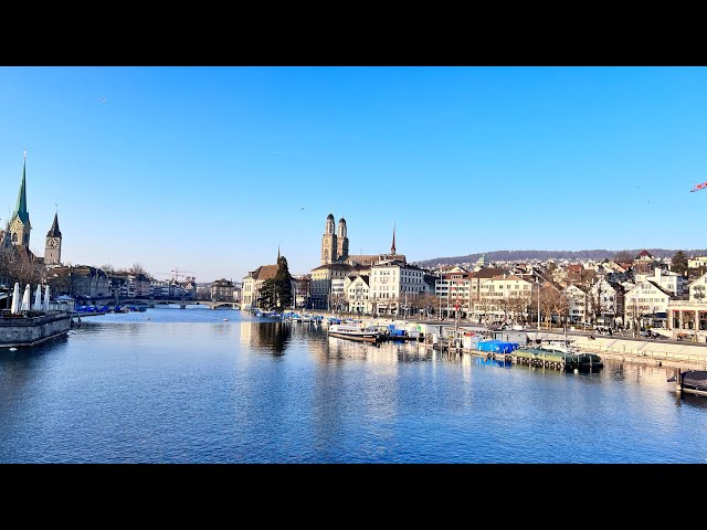 Zürichsee (Lake Zurich) Switzerland -- sights and sounds.