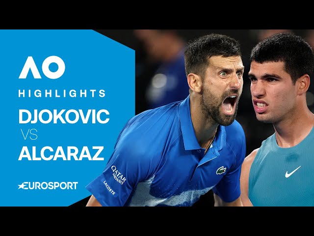 Novak Djokovic vs Carlos Alcaraz | Quarter Final | Australian Open 2025 Extended Highlights 🇦🇺