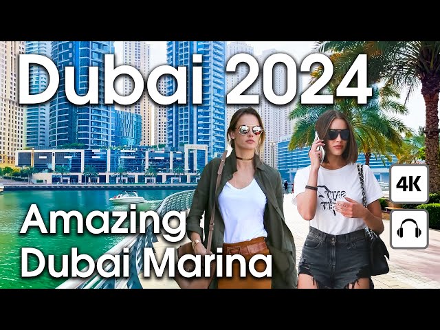 Dubai Live 24/7 🇦🇪 Amazing Dubai Marina [ 4K ] Walking Tour