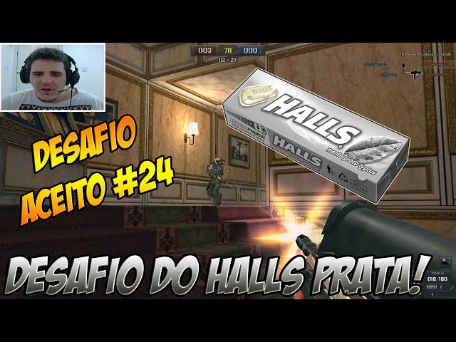 Point Blank - Desafio Aceito #24 - Desafio Do Halls Prata + Água Gelada!