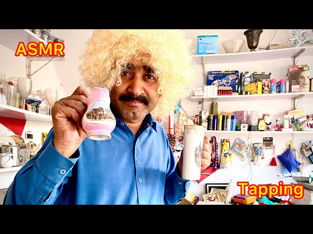 ASMR || ViSIT TOYS AND CROCKERY OLD SHOP IN LONDON MARKET || TAPPING AND SCRATCHING FOR SLEEP 😴