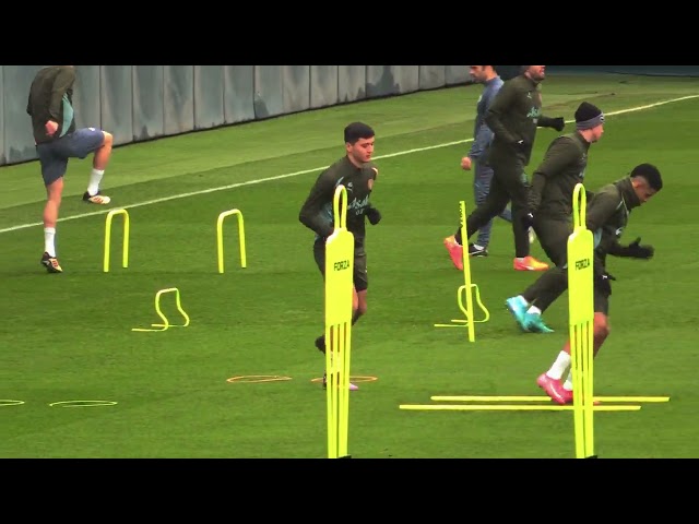 Khusanov AND Reis in training! 🚨 | PSG vs Man City | Champions League Open Training Session