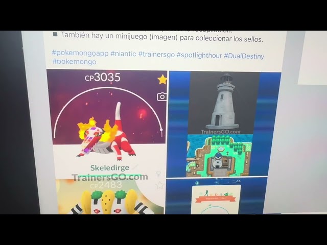 actualizacion de sellos en las pokeparadas en Pokemon go y mas ?