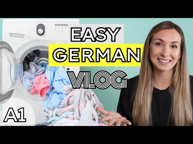 Easy German Vlog for Absolute Beginners | COMPREHENSIBLE INPUT